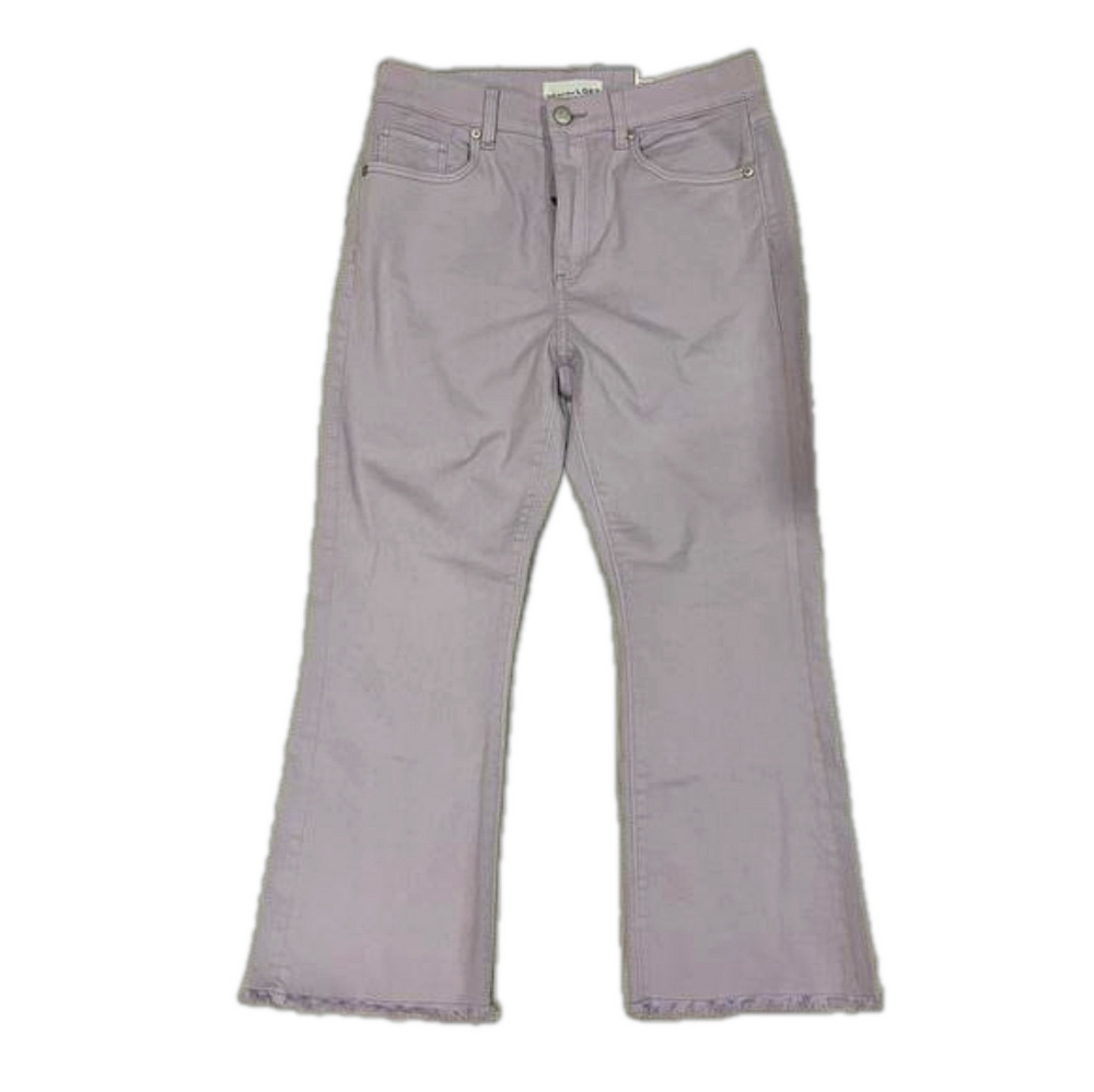 ANN TAYLOR LOFT cropped purple jeans